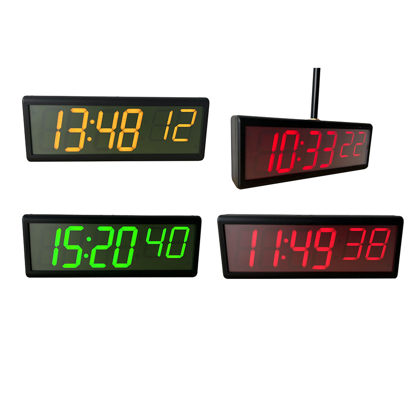 Horloge locale PoE NTP double face à LED 4