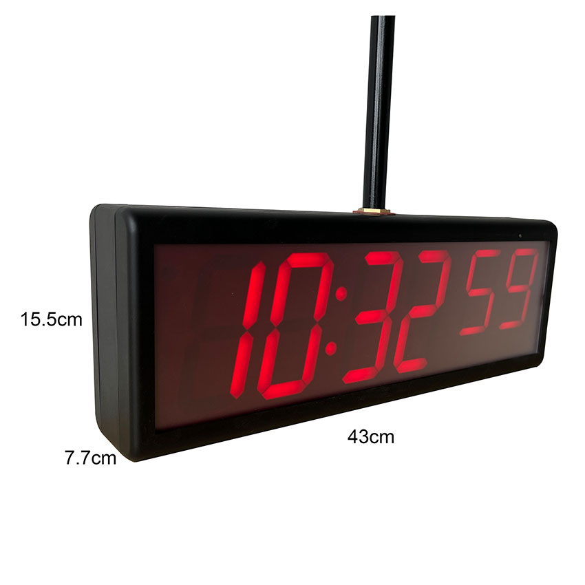 Horloge locale PoE NTP double face à LED 4