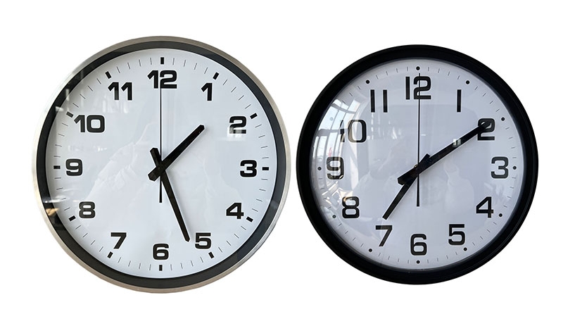 PoE Digital Wall Clock